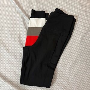 Lilybod Ace Leggings Smoke Black - XS